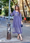 Yamini By Wooglee Rayon With Thread Work Pocket Kurti
